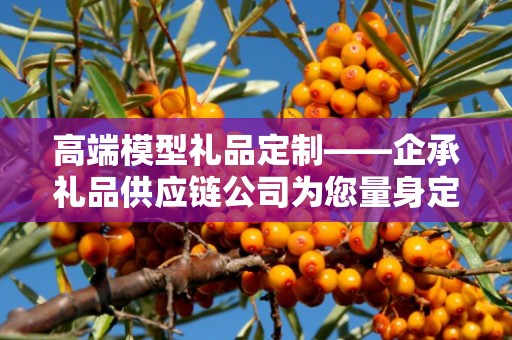 高端模型礼品定制——企承礼品供应链公司为您量身定制专属高端礼品