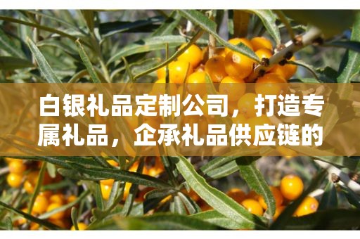 白银礼品定制公司，打造专属礼品，企承礼品供应链的独特魅力