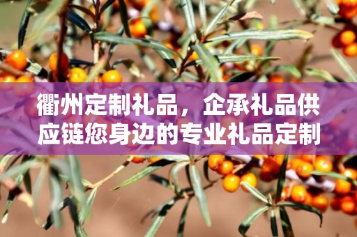 衢州定制礼品，企承礼品供应链您身边的专业礼品定制公司