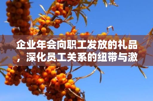 企业年会向职工发放的礼品，深化员工关系的纽带与激励前行的动力