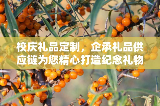 校庆礼品定制，企承礼品供应链为您精心打造纪念礼物