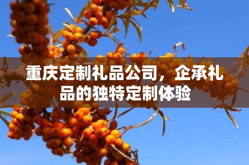 重庆定制礼品公司，企承礼品的独特定制体验